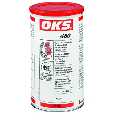 OKS 480 water-resistant high-pressure grease for the food industry